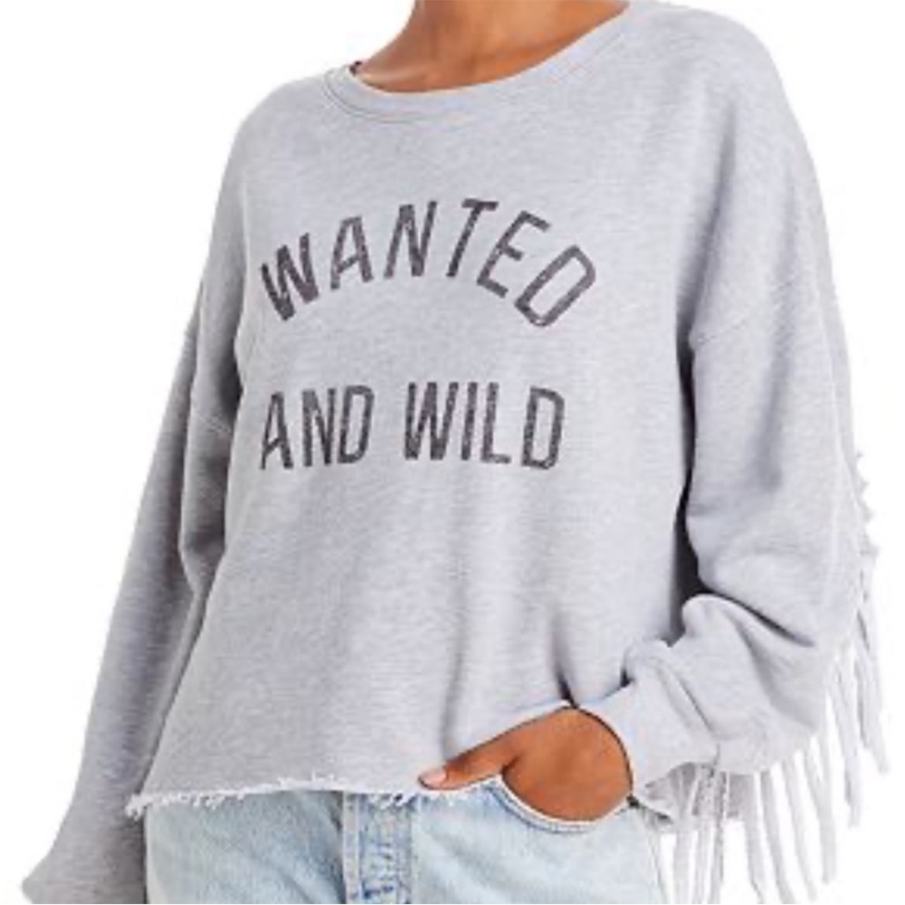 Wildfox Light Gray Knit Top